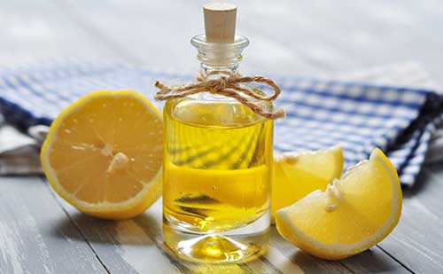 Добавляем лимон в репейное масло